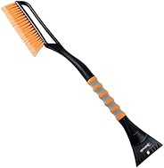 AstroAI 27” Snow Brush and Detachable Ice Scraper with Ergonomic Foam Grip for Cars, Trucks, SUVs (Heavy Duty 
