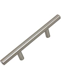 5000-76-SS-10 GlideRite 6-inch Stainless Steel Solid Bar Cabinet Pull 3-inch CC (Pack of 10)