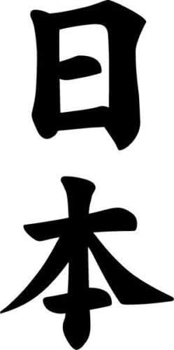 Amazon Com Japanese Kanji Japan Nihon Symbol Graphic Car Truck Windows Decor Decal Sticker Die Cut Vinyl Decal For Windows Cars Trucks Tool Boxes Laptops Macbook Virtually Any Hard Smooth Surface