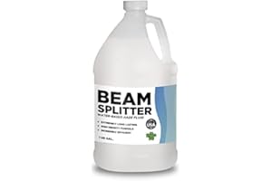 Froggy's Fog Beam Splitter Professional Haze Fluid for Hurricane Haze 1, 2 and 4, and Other Haze Machines, Water-Based Hazer Fluid, 1 Gallon