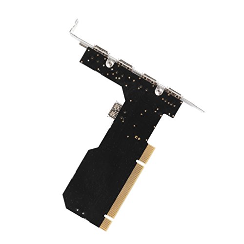 MACHENIKE 5 Port USB 2.0 PCI Card, (4 External & 1 Internal) PCI to USB 2 Adapter Expansion Card Hub Controller, High Speed 480Mbps for Desktop PC - Thumbnail 5