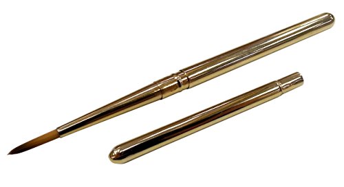 Whiskey Painters Round, Pocket Sized, Retractable Travel Brush - Size 2 - Thumbnail 4