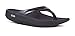 OOFOS Women's Oolala Thong, Black, 11 M US