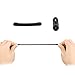 YR Anti-Slip Soft Silicone Eyeglass Temple Tip Retainer, Comfortable Elastic Holder For Glasses,Sunglasses,Reading glasses,10 Pairs -Black
