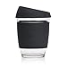 JOCO Cup 12oz - Eco-innovative Borosilicate Glass Reusable Classic Cup - (Black)