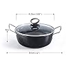 YIJIA-Cooking-Pot-Stock-Pots-Casserole-Dish-Non-Stick-Cookware-Large-Soup-Pan-with-Glass-Lid-9-inch-23cm YIJIA Cooking Pot Stock Pots Casserole Dish Non Stick Cookware Large Soup Pan with Glass Lid 9 inch (23cm)