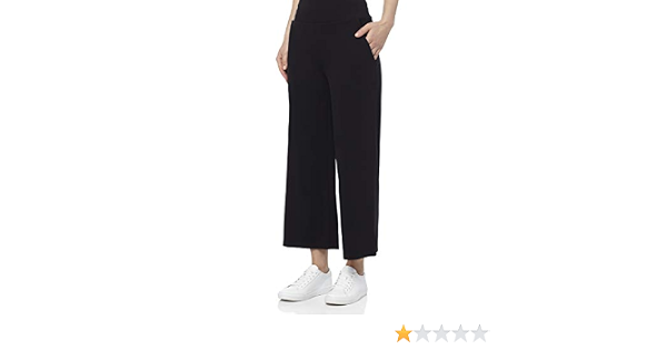 Pull on Wide Leg Crop Pant at Amazon 