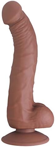 UIARTLOVE 9 Inch Super Soft Waterproof Tools for Women with Strong Suction Cup Hands Free UIARTLOVE (Color : Brown)
