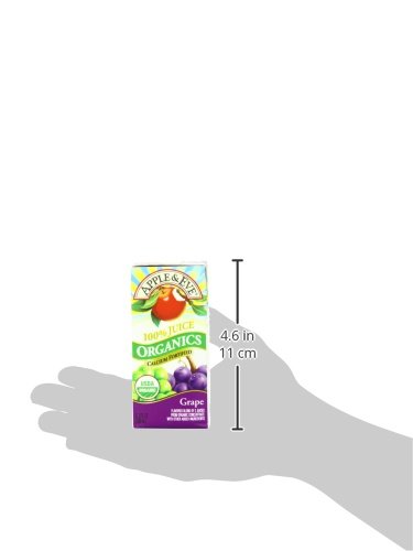 Apple & Eve Organics Juice, Grape, 200-ml, 3 Count, Pack of 9