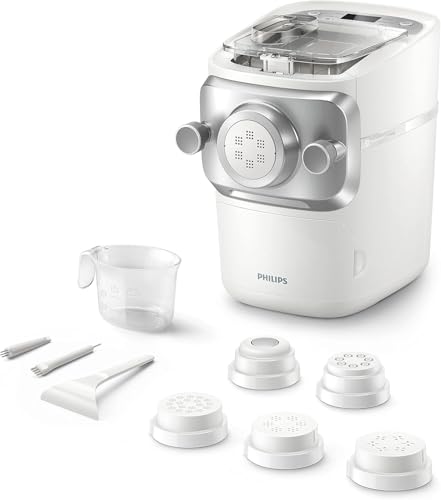Philips PastaMaker 7000 Serie, Weiß, 6 Pastasorten
