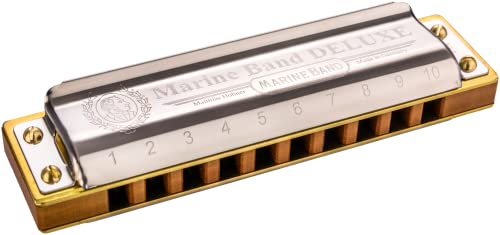 Hohner Harmonica Marine Band Deluxe 20 En Tonalité C, M200501X