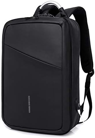 Business Backpack,Slim Laptop Backpack 15.6 Men Women Work School Bag USB Charging Port Rucksack Daypack With Aluminum Handle