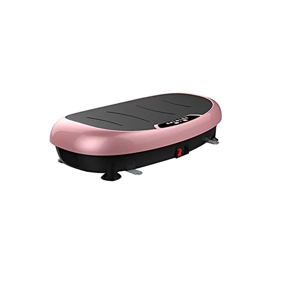 Vibration-Exercise-Machine-Home-Gym-Fitness-Vibration-Plate-5-Modes-20-Gears-Resistance-Bands-With-Handle-Added-Full-Body-Workout-Trainer-Size75-45-13ColorPink-Vibration-Plate-Machine Vibration Exercise Machine - Home Gym Fitness Vibration Plate. 5 Modes + 20 Gears, Resistance Bands With Handle Added, Full Body Workout Trainer. (Size:75 * 45 * 13(Color:Pink Vibration Plate Machine)
