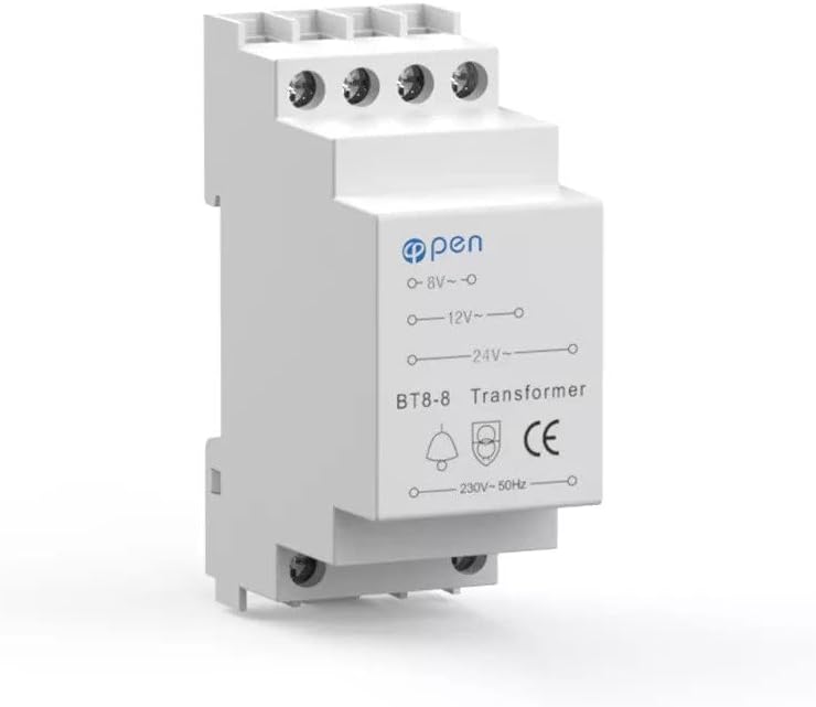 Ziza Play Doorbell Transformer Power Supply 8/12/24V DIN Rail Ring Chime Wired