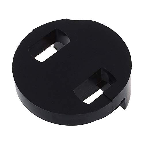 XuBa Round Rubber Two Holes Double Bass Cello Violoncello Mute Silencer for 4/4 or 3/4 Cello Violoncello Black Cello