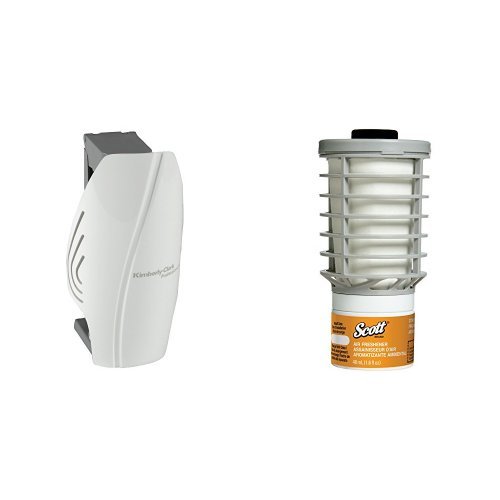 Scott Automatic White Air Freshener Dispenser With 6 Citrus Refills