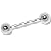 Body Candy Stainless Steel Straight Barbell Tongue Ring 14 Gauge 5/8