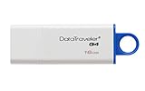 Kingston Digital 16GB Data Traveler 3.0 USB Flash Drive - Blue (DTIG4/16GB )
