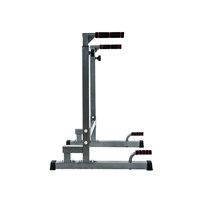 BalanceFrom MultiFunction Dip Stand Dip Station Dip bar with Improved