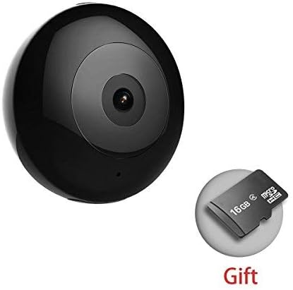 Mini Wireless Hidden Camera 1080P HD Night Vision No Glow Infrared Motion Detection Wifi Hidden Camera (Black)