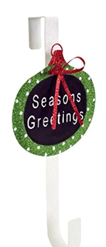 Melrose Decorative Metal Over The Door Wreath Hanger - Season