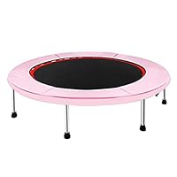 MSchunou Relaxing Trampoline Jumping Bed, Folding Trampoline, Suitable for Fitness and Sports Training, Weight Loss, Aerobics and Balance