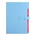 Sooez 4 Packs Expanding File Folder with 32 Labels, 5 Pockets Cute Folders, A4 Letter Size Accordion Folder Paper Organizer for School Home Office