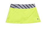 Prince Girls Knit Athletic Tennis Skort,Lemoncello,Large / 14