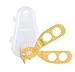 Cuddle Baby Portable Food Scissor Cutter Masher Chopper, Home and Kitchen Food Slicer Shears (Comes with Travel Storage Case) – Sunny Yellow