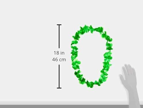 UV Floor 3700817022642 Hawaiian Necklace, Green, one Size - Image 3