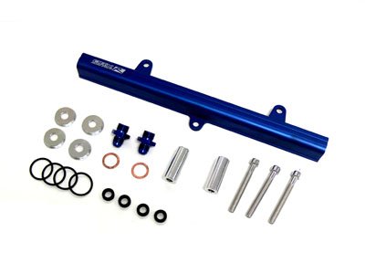 OBX Performance Aluminum Fuel Rail KIT SR20DET SILVIA PS13 TOP FEED BLUE