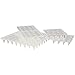 SoftTouch Self Stick Anti-Dent Carpet Protectors for Short Loop Carpet 2 Pack of (3/8"H) - (4 pieces), Clear