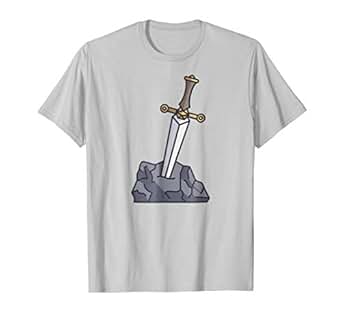 Amazon.com: Medieval Literature King Arthur T-Shirt | Excalibur: Clothing