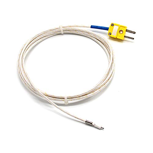 T-PRO K-Type Thermocouple Wire for Very High Temperature(0-1000â„ƒ) Fiberglass (1M Wire)