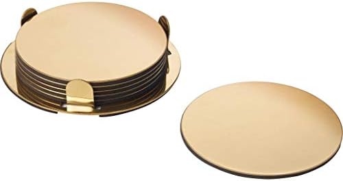 ikea 6 li cam altlik seti altlik altligi tutuculu altin pirinc renkleri 8 5 cm cap 6 adet amazon com tr mutfak