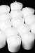 Votive Candles Unscented White Wedding 10 Hour Votives Set of 72 Made in the USA HIGLOW