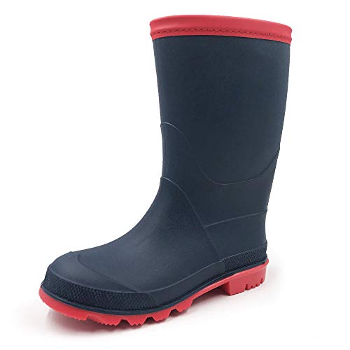 Amoji Boy Rain Shoes Girl Rain Boots Rubber Boots Garden Boots Wellies