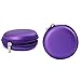 Earphone Hard Case/Bag, PU Leather Travel Sweat proof Carrying Cases Portable Protection EVA Hard Earpieces(Purple)