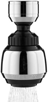 Lakeland Tap Adapta 360 Swivel Spray Adjuster Water Saving Aerator Black Chrome view 1