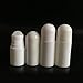 Healifty 10pcs Plastic Roller Bottles 50ML Empty Refillable Rollerball Bottle for Essential Oils Perfume Cosmetics White