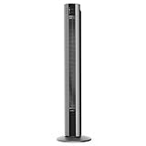 Lasko Portable Electric 48" Oscillating Tower Fan with Fresh Air Ionizer, Timer and Remote Control for Indoor, Bedroom and Home Office Use, 48 inches, Grey T48310
