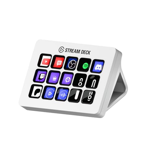 Stream Deck MK.2 Weiß Studio-Controller, 15 Tasten