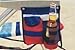 2 Tommy Bahama Backpack Cooler Chair with Storage Pouch and Towel Bar (Red/White/Blue & Red/White/Blue)