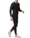 LAPASA Men's Heavyweight Thermal Underwear Long John Set Fleece Lined Base Layer Top and Bottom M24