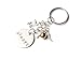 Harry Potter Silver Doe and Golden Snitch Always Keychain
