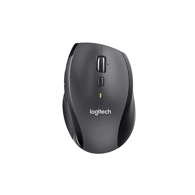 Logitech M705 Marathon Wireless Mouse – Long 3 Year Battery Life Ergonomic Sculpted Right-Hand Shape Hyper-Fast…