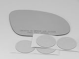 VW Jetta, Passat, Eos, Gti, Rabbit, Right Passenger Convex Replacement Mirror Glass w/o Optional Rear Mounting Bracket by Aftermarket Mirrors