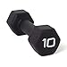 CAP Barbell Black Neoprene Coated Dumbbell, 10 lb Single