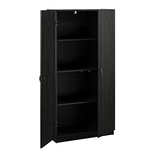 Ameriwood Home SystemBuild Dawson 60" Storage in Black Oak