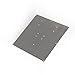 3D Printer Aluminum Heated Bed Build Plate Aluminum Plate for Heatbed MK2 of 3D Printer, 2202202mm